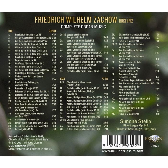 Zachow: Complete Organ Music - slide-1