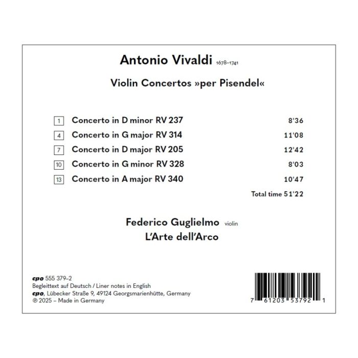 Vivaldi: Violin Concertos »per Pisendel« - slide-2