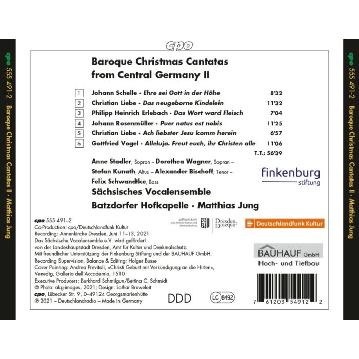 Baroque Christmas Cantatas from Central Germany Vol. 2 - slide-1