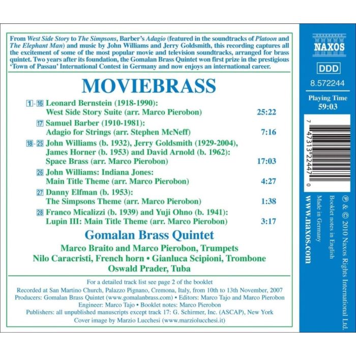 Moviebrass - West Side Story Suite; Adagio; Space Brass - slide-1