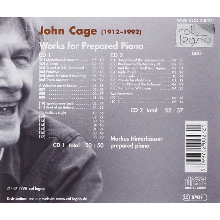 Cage: Works For Prepared Piano - slide-1