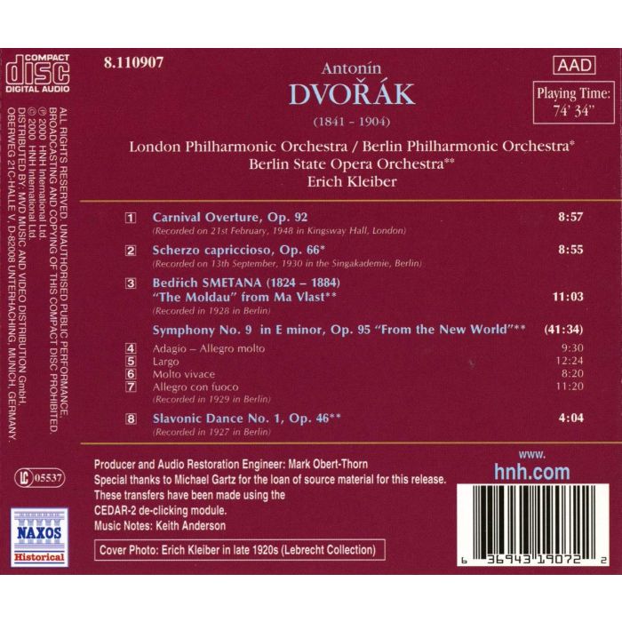 Dvorak: Symphony No. 9 