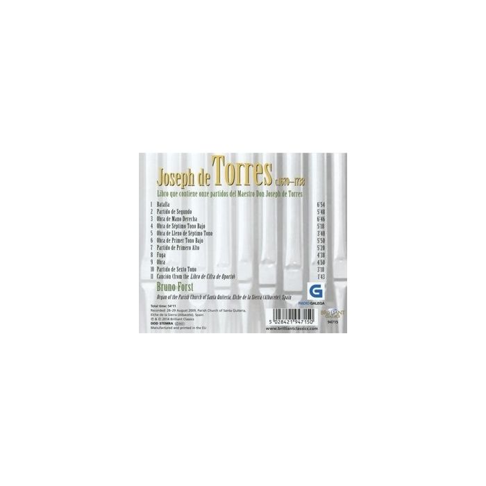 De Torres: Complete Organ Music - slide-1