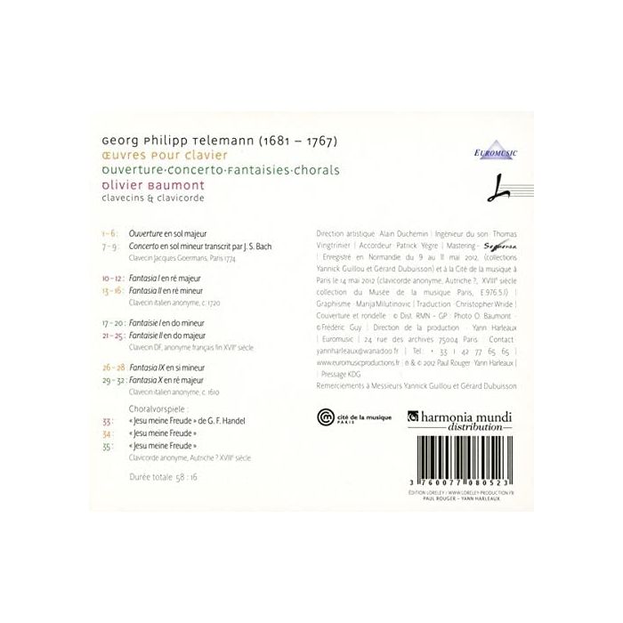 Telemann: Oeuvres pour clavier - slide-1