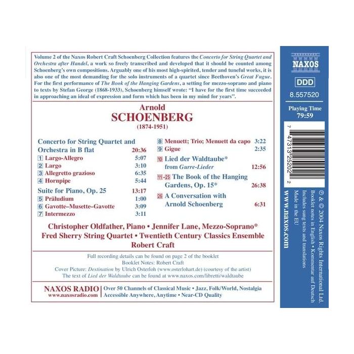 SCHOENBERG: Concerto for String Quartet - slide-1