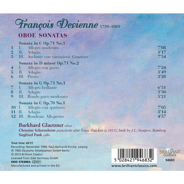 Devienne: Oboe Sonatas - slide-1