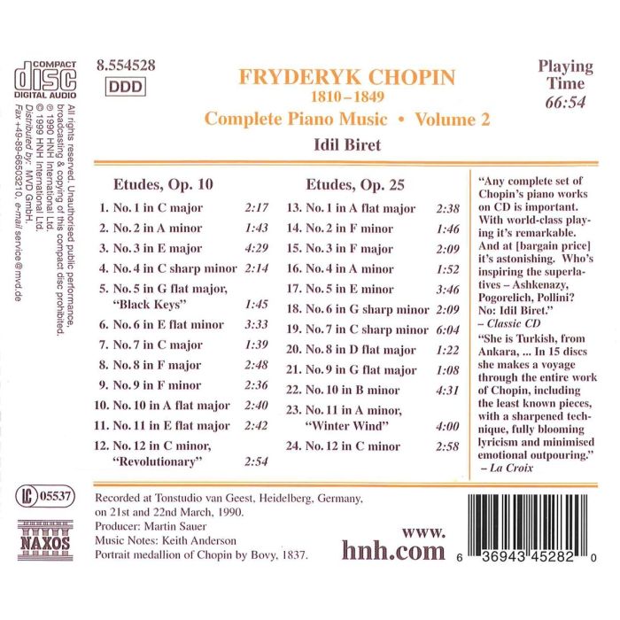 CHOPIN: Piano Music - Etudes (vol. 2) - slide-1