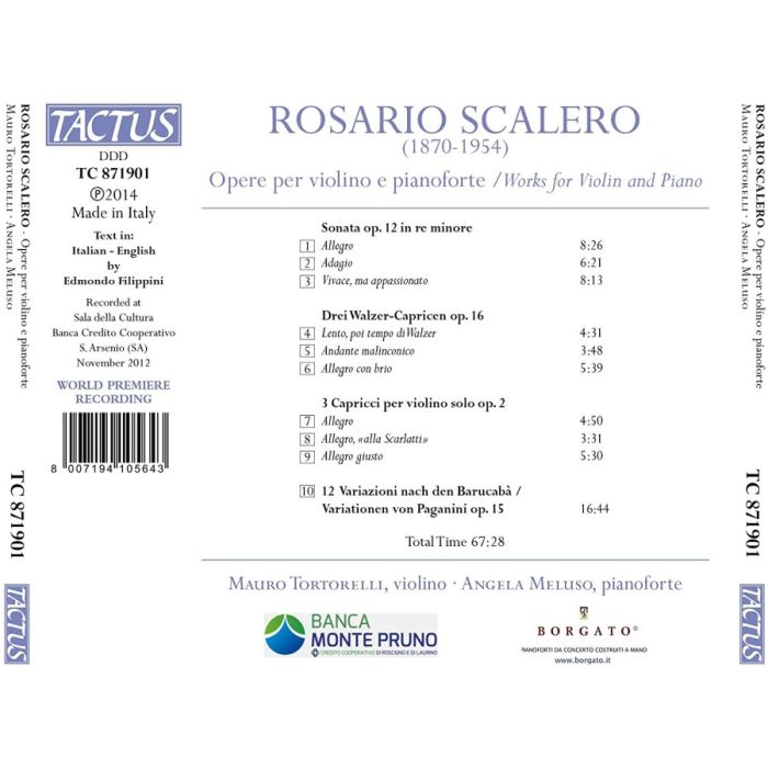 Scalero: Opere per violino e pianoforte - slide-1