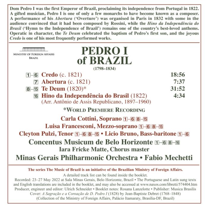 Pedro I of Brazil: Te Deum; Credo - slide-1