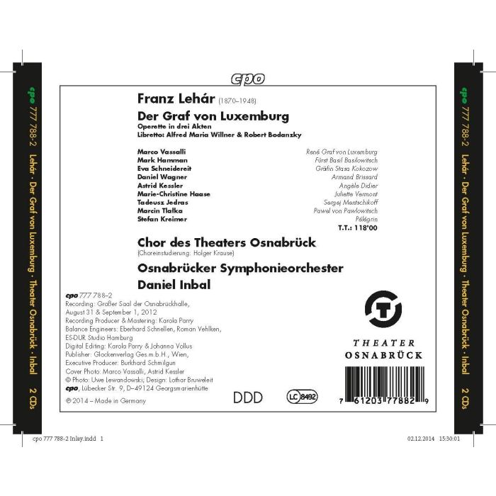 Lehar: Der Graf von Luxemburg - slide-1