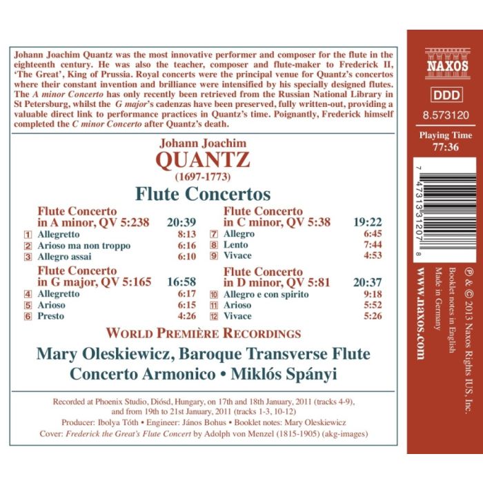 Quantz: Flute Concertos - slide-1