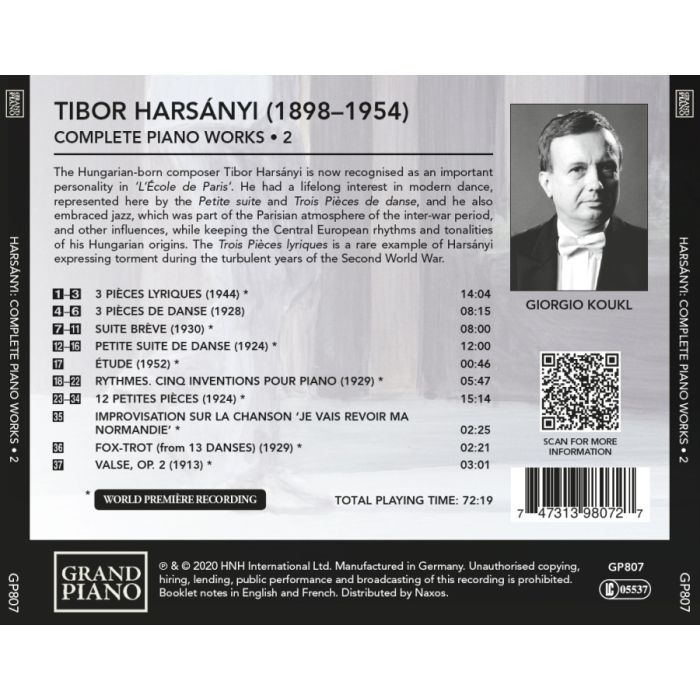 Harsanyi: Complete Piano Music • 2 - slide-1