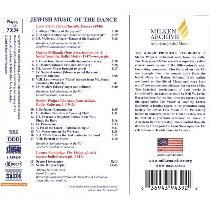 Jewish Music of the Dance - slide-1