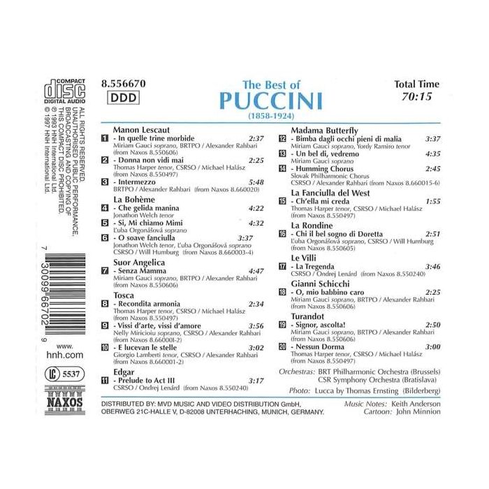 THE BEST OF PUCCINI - slide-1