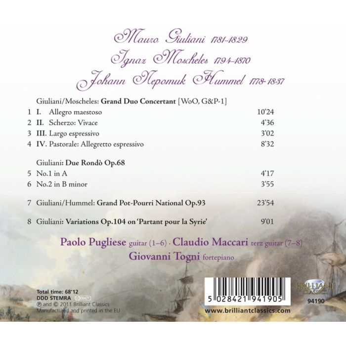 Giuliani / Moscheles / Hummel: Music for Guitar and Fortepiano - slide-1