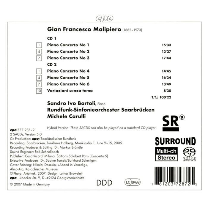 MALIPIERO: Piano Concertos - slide-1