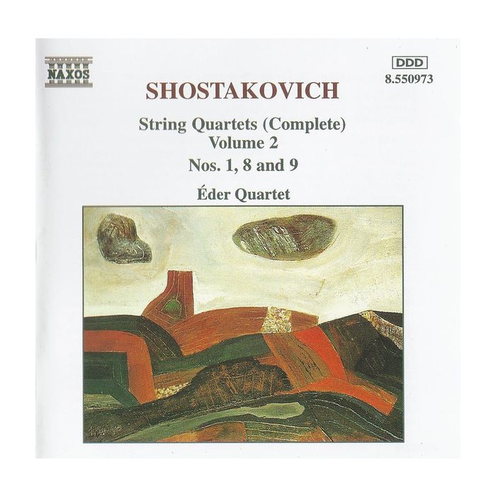 SHOSTAKOVICH: String Quartets Vol. 2, Nos. 1, 8 and 9