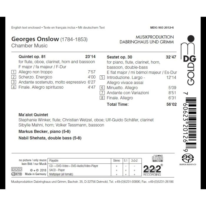 Onslow: Quintet op. 81; Sextet op. 30 - slide-1