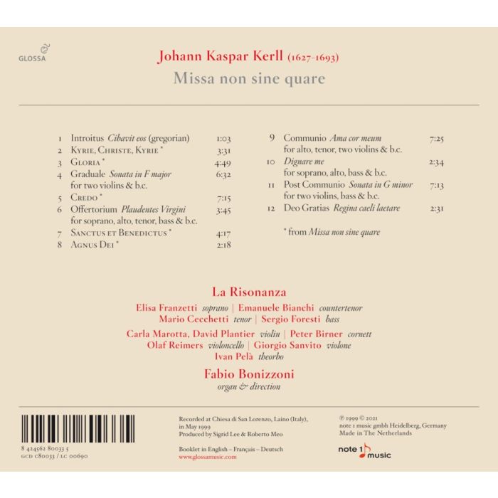 Kerll: Missa non sine qua - slide-1