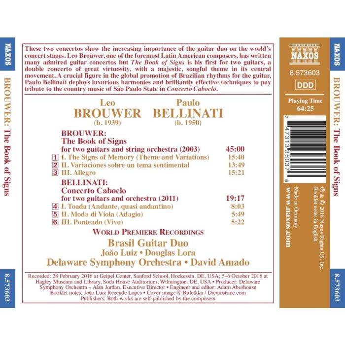 Brouwer: The Book of Signs; Bellinati: Concerto Caboclo - slide-1