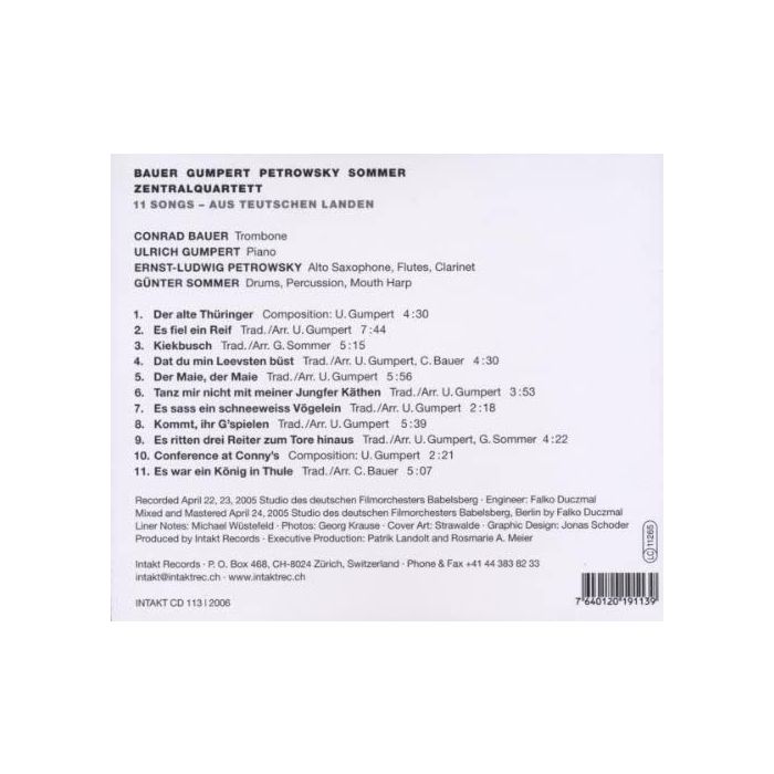 Zentralquartett: 11 Songs– Aus Teutschen Landen - slide-1