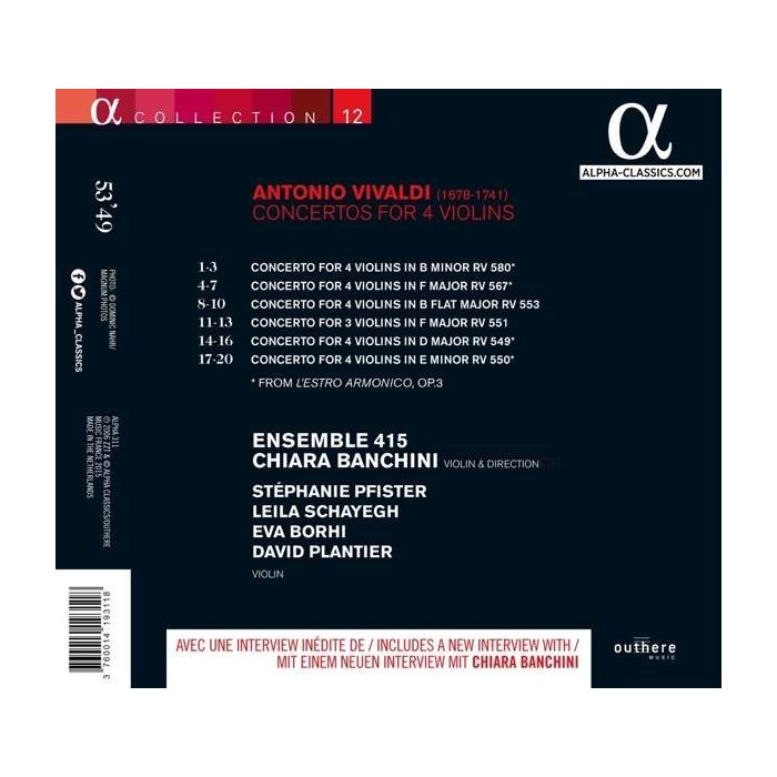 Vivaldi: Concertos for 4 Violins - slide-1