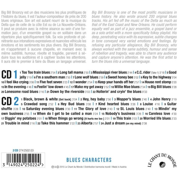 Broonzy, Big Bill: Black, Brown & White; seria Blues Characters - slide-1