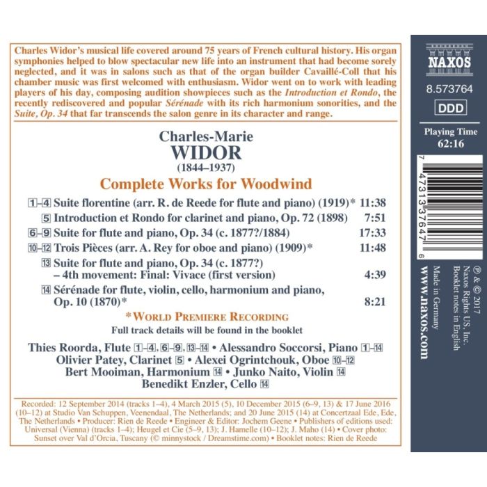 Widor: Complete Works for Woodwind - slide-1