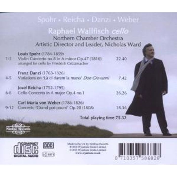 WEBER/SPOHR/REICHA: Cello Works - slide-1