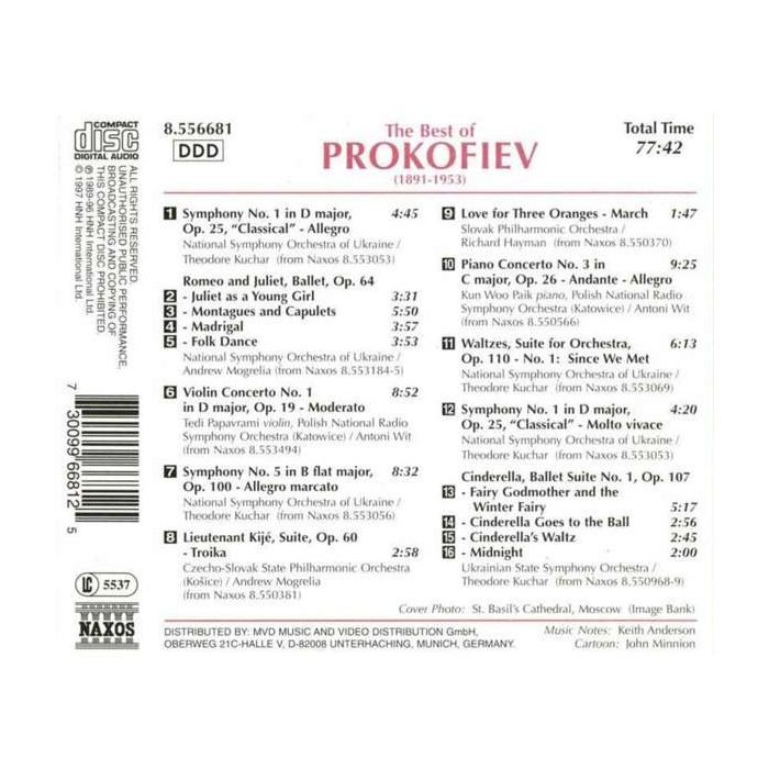 THE BEST OF PROKOFIEV - slide-1