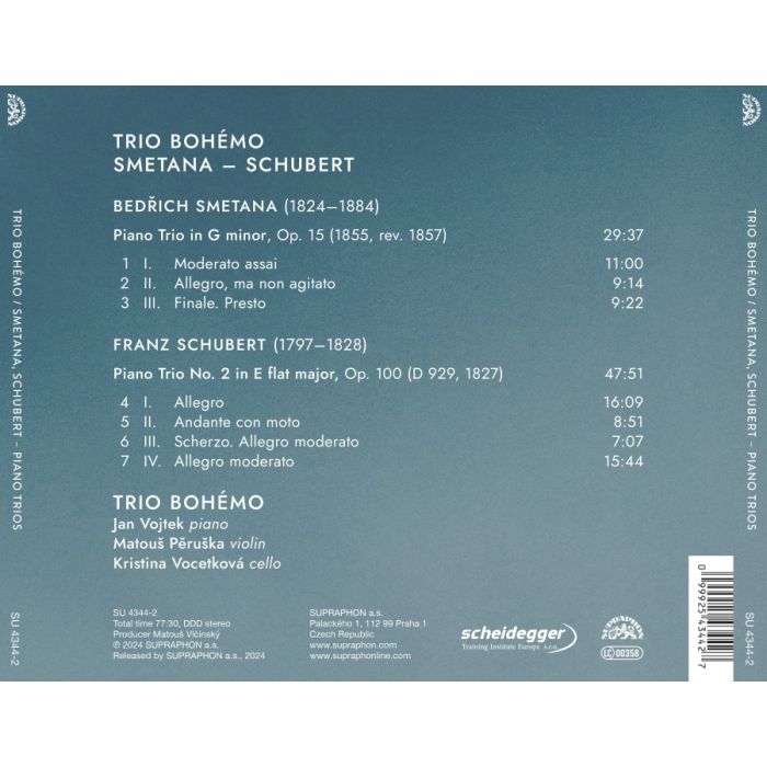 Smetana & Schubert: Piano Trios - slide-1