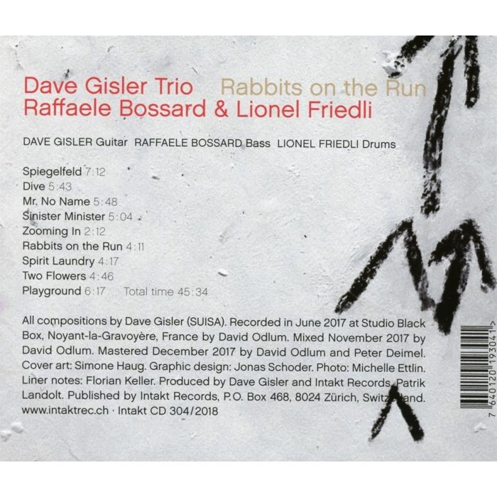 Dave Gisler Trio: Rabbits - slide-1