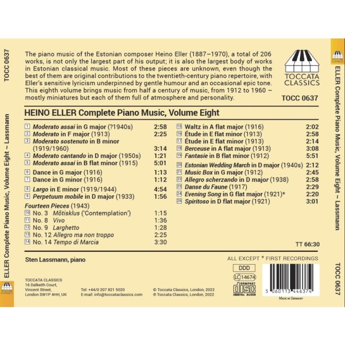 Eller: Complete Piano Music Vol. 8 - slide-1