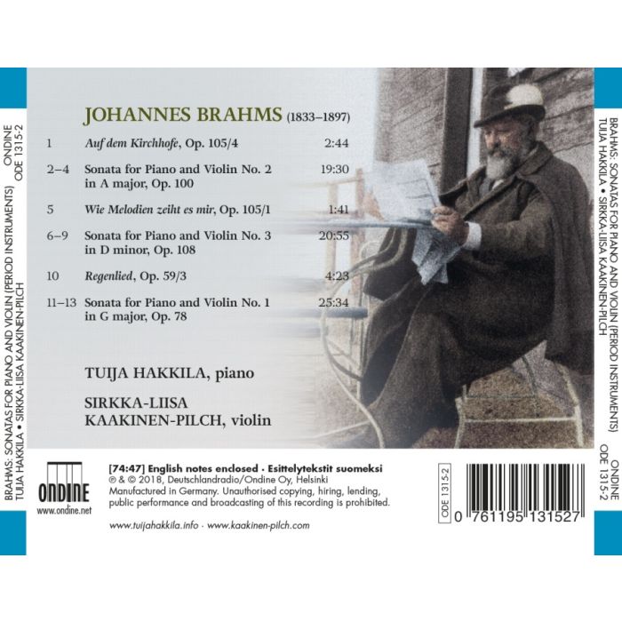 Brahms: Sonatas for Piano and Violin - slide-1