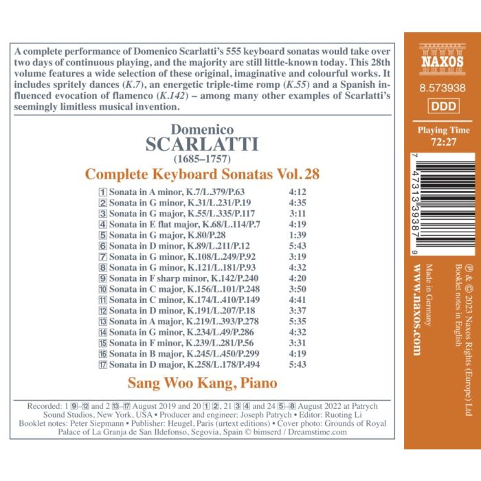 Scarlatti: Complete Keyboard Sonatas Vol. 28 - slide-1