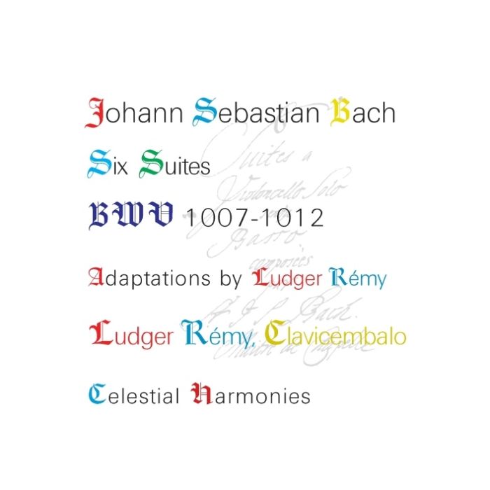 Bach: Suites BWV 1007-1012 - suity na wiolonczelę w transkrypcji na klawesyn