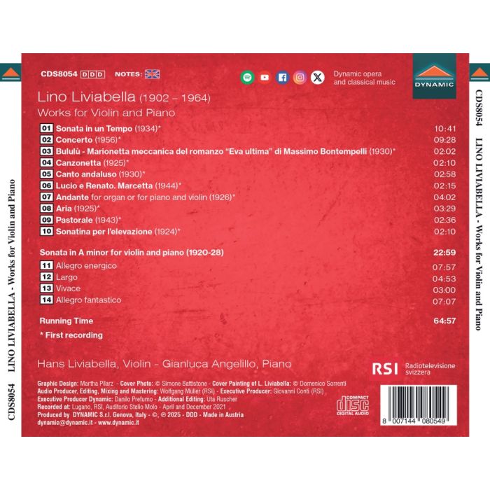 Liviabella: Works for Violin and Piano - slide-1