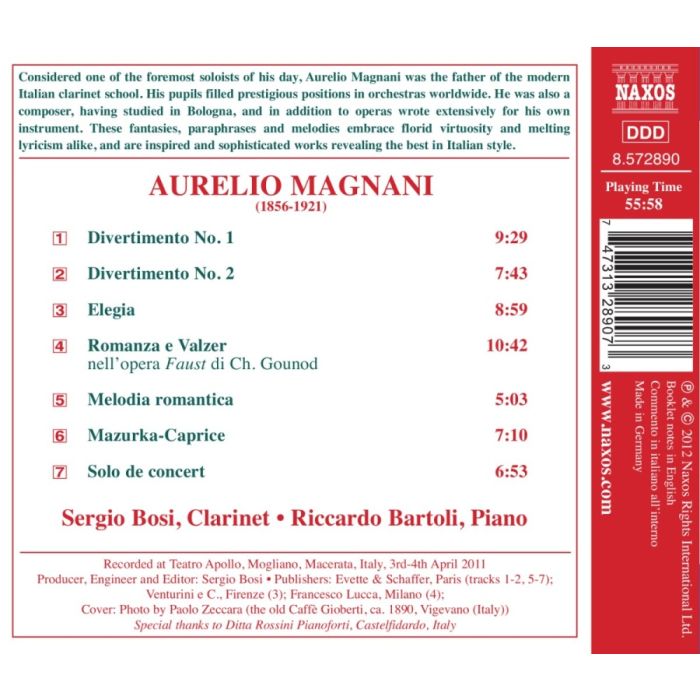 Magnani: Divertimenti Nos. 1 & 2, Elegia, Melodia romantica - slide-1