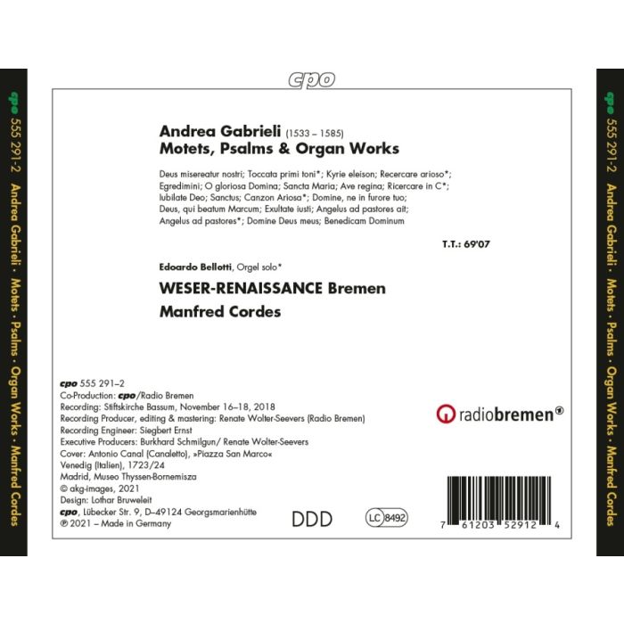 Gabrieli: Motets & Organ Works - slide-1