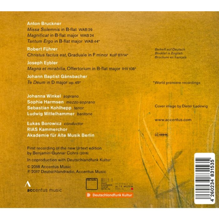 Bruckner: Missa Solemnis - slide-1