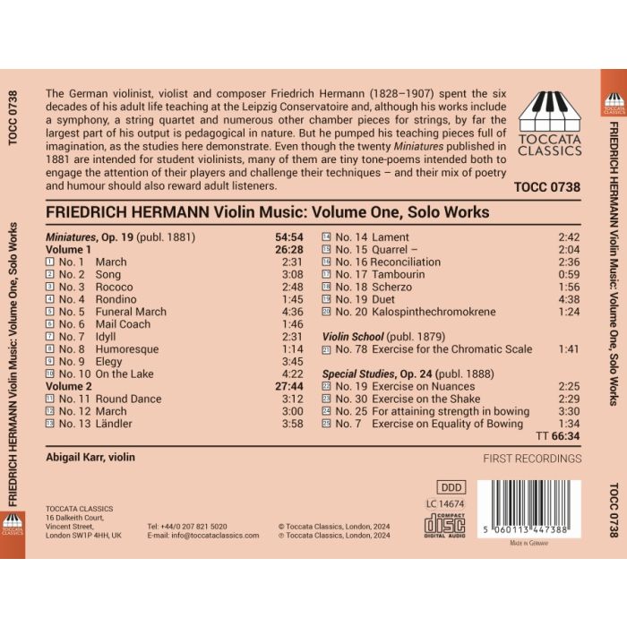Hermann: Violin Music Vol. 1 - slide-1