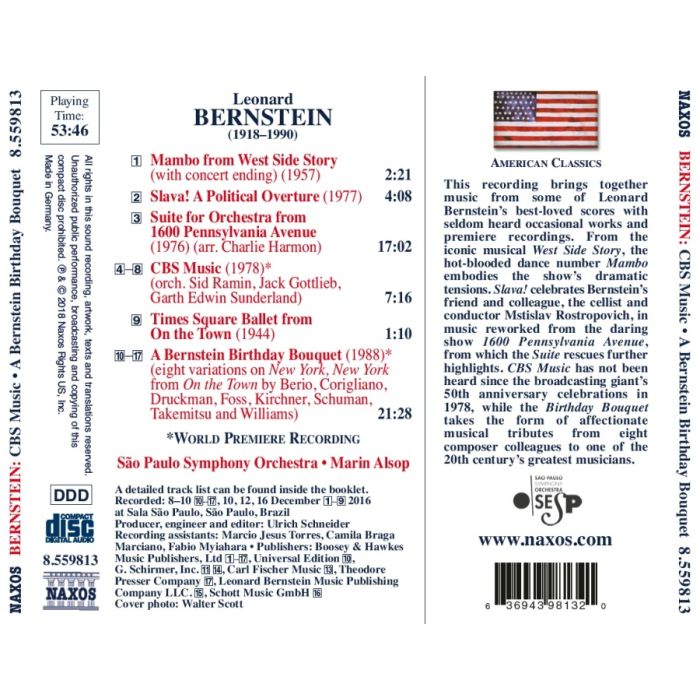 Bernstein: Suite for Orchestra from 1600 Pennsylvania Avenue - slide-1