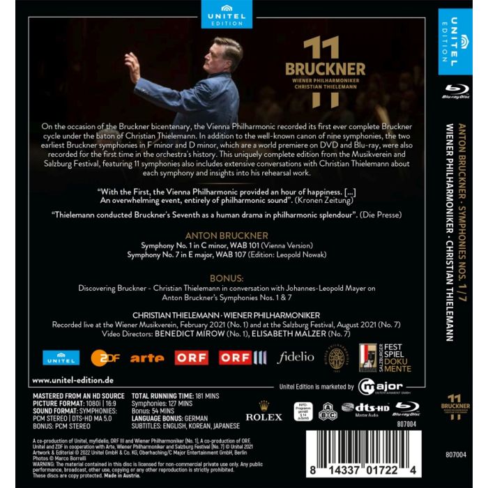 Bruckner: Symphonies Nos. 1 & 7 - slide-1