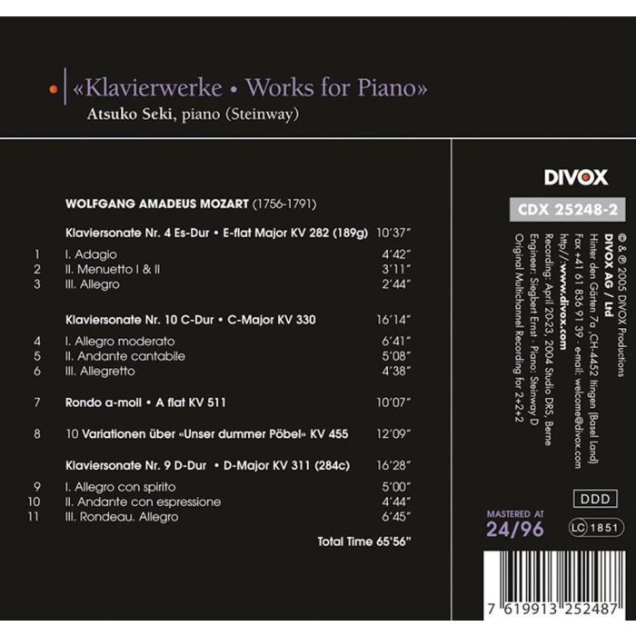 Mozart: Piano Works - slide-1