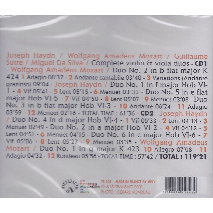 Mozart/Haydn: Complete Duos for violin and viola - slide-1