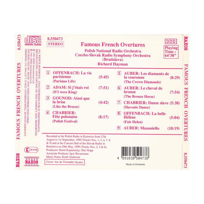 Famous French Overtures - slide-1