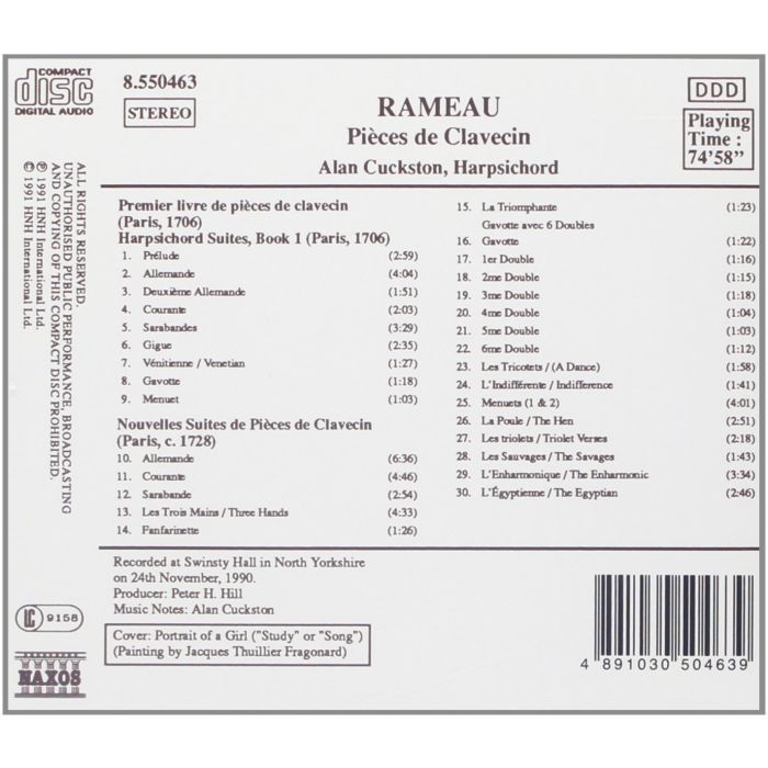 Rameau: Pieces de clavecin - slide-1