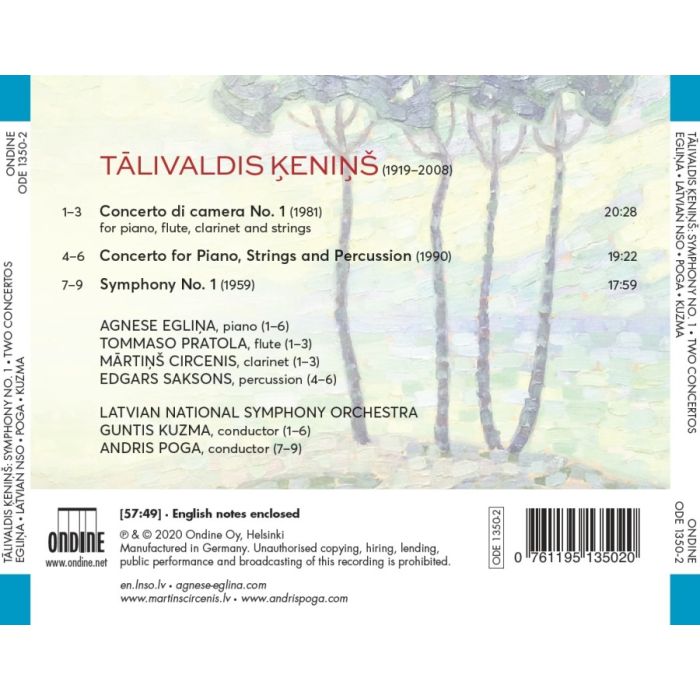 Kenins: Symphony No. 1; Two Concertos - slide-1