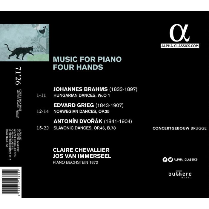Brahms/ Grieg/ Dvorák: Music For Piano Four Hands - slide-1