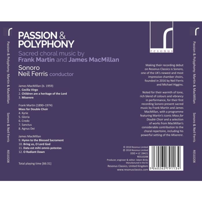 Passion & Polyphony - Sacred choral music - slide-1